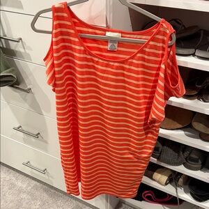 Michael Kors Orange Striped Women's dress